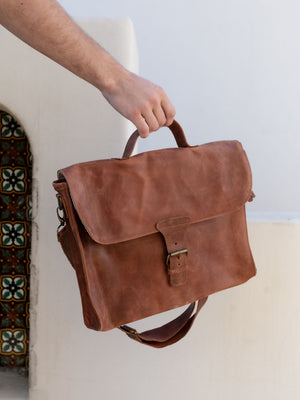 Leather Attaché Bag