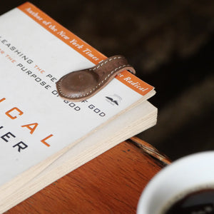 Leather Magnet Bookmark